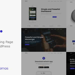 Advent - Landing Page Marketing WordPress Theme