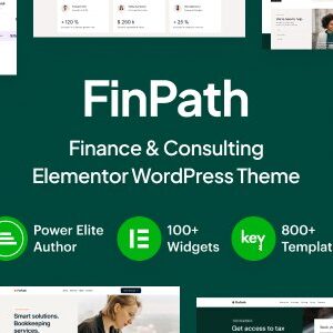 FinPath - Finance & Consulting Elementor WordPress Theme