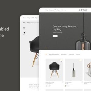 Savoy Minimalist AJAX WooCommerce Theme