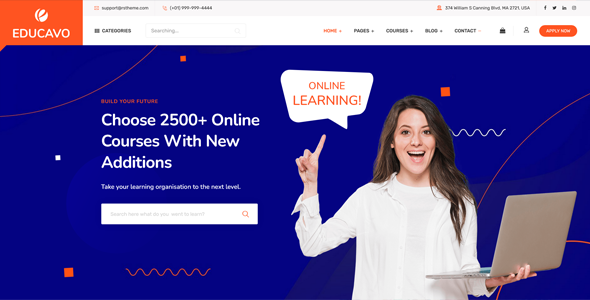Educavo – Online Courses and Education WordPress Theme - Image 5