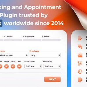 Bookly PRO – Appointment Booking and Scheduling Software System
