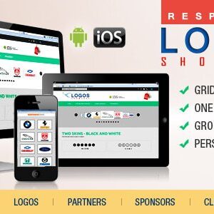 WordPress Logos Showcase - Grid and Carousel