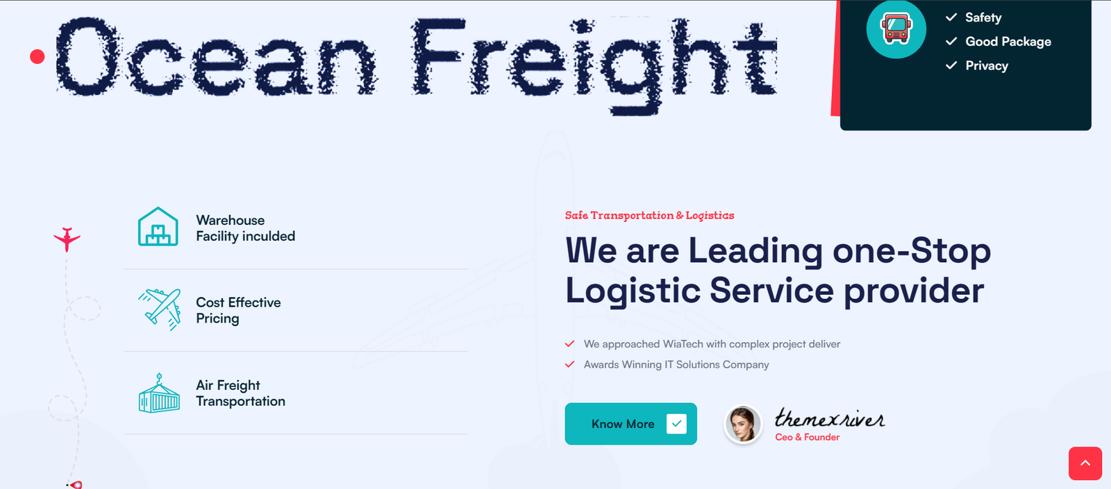 Cargozen – Transportation and Logistics WordPress Theme - Image 3