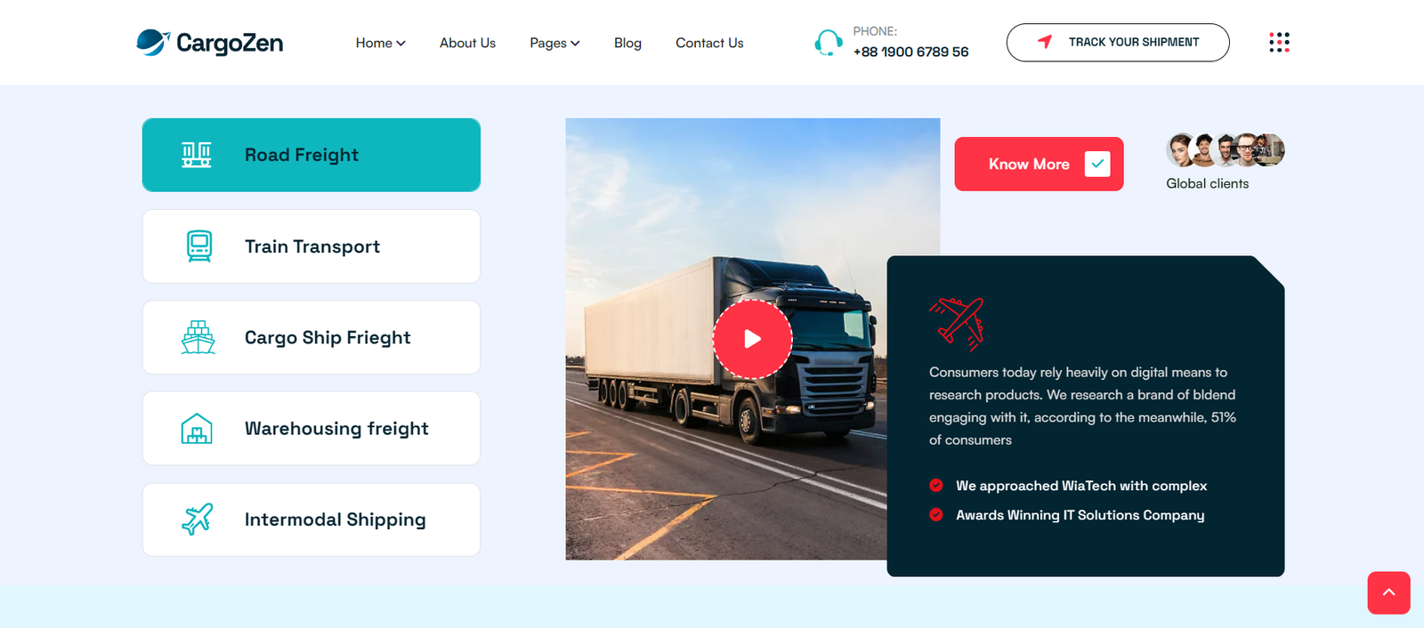 Cargozen – Transportation and Logistics WordPress Theme - Image 4