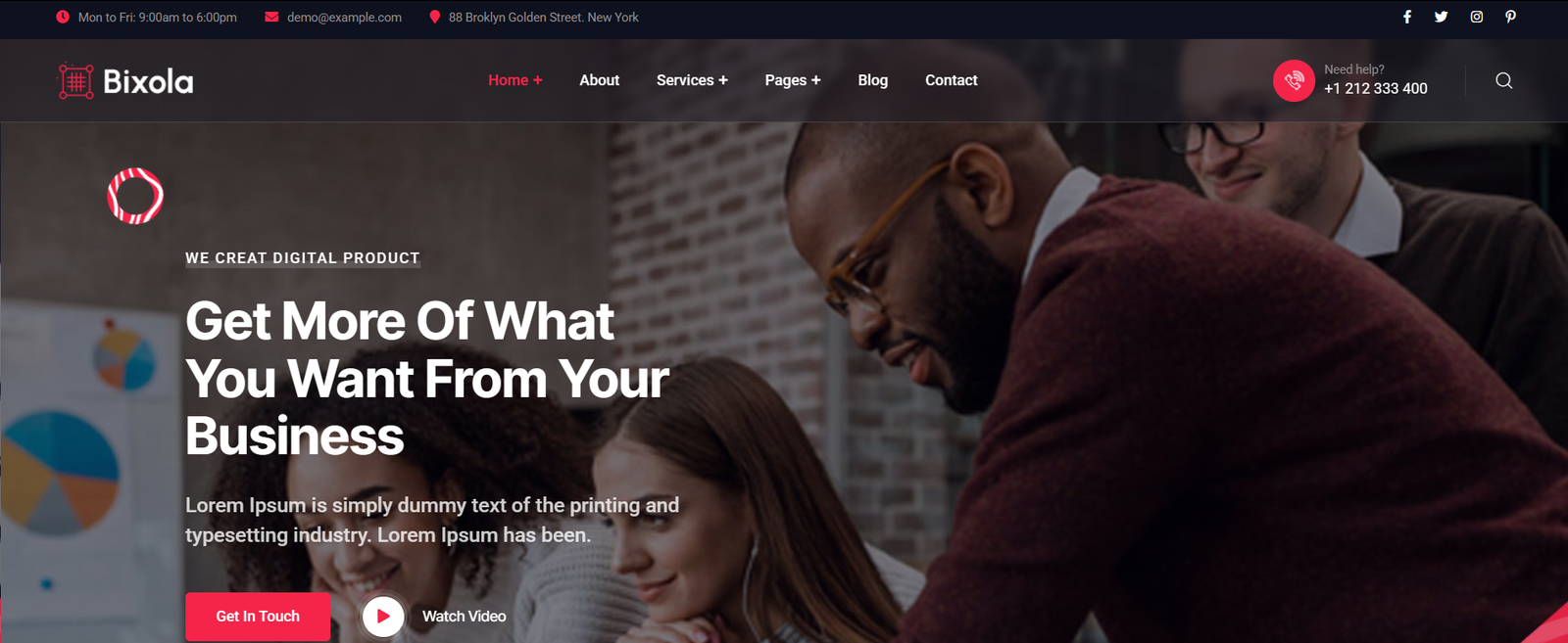 Bixola – Multipurpose Business Service WordPress Theme - Image 2