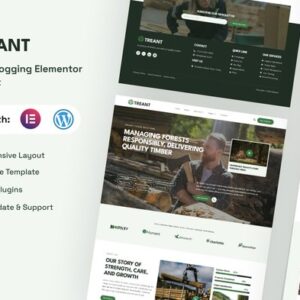 Treant - Forestry & Logging Elementor Template Kit