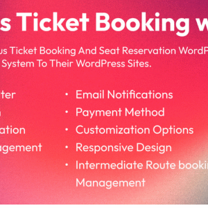 Bus Ticket Booking with Seat Reservation – WpBusTicketly