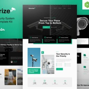 Securize – CCTV and Security Elementor Template Kit