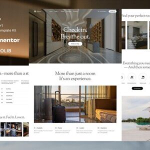 Aluna – Hotel and Resort Elementor Template Kit