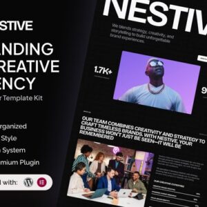 Nestive – Branding and Creative Agency Elementor Template Kit