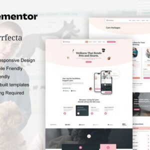 Purrfecta – Veterinary and Pet Care Elementor Pro Template Kit